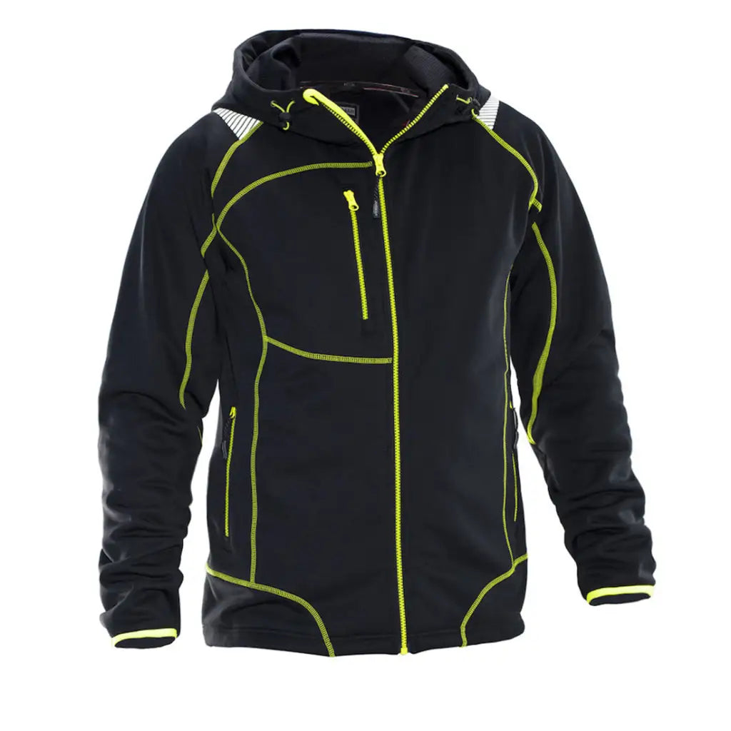 Jobman Workwear Huvtröja Vision Svart/Gul 5150