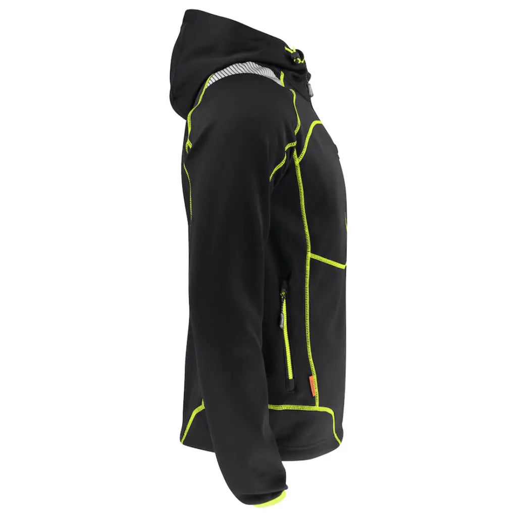 Jobman Workwear Huvtröja Vision Svart/Gul 5150