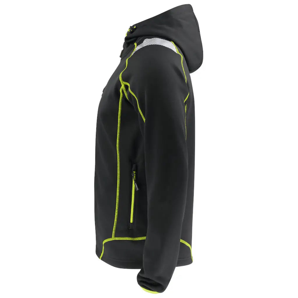 Jobman Workwear Huvtröja Vision Svart/Gul 5150