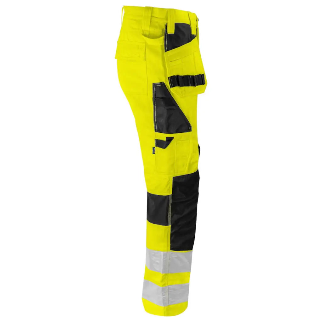 ProJob Hantverksbyxa Stretch 6570 Varsel Klass 2 Gul/Svart