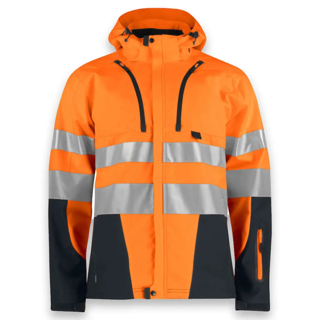 ProJob Softshelljacka Orange/Svart 6419